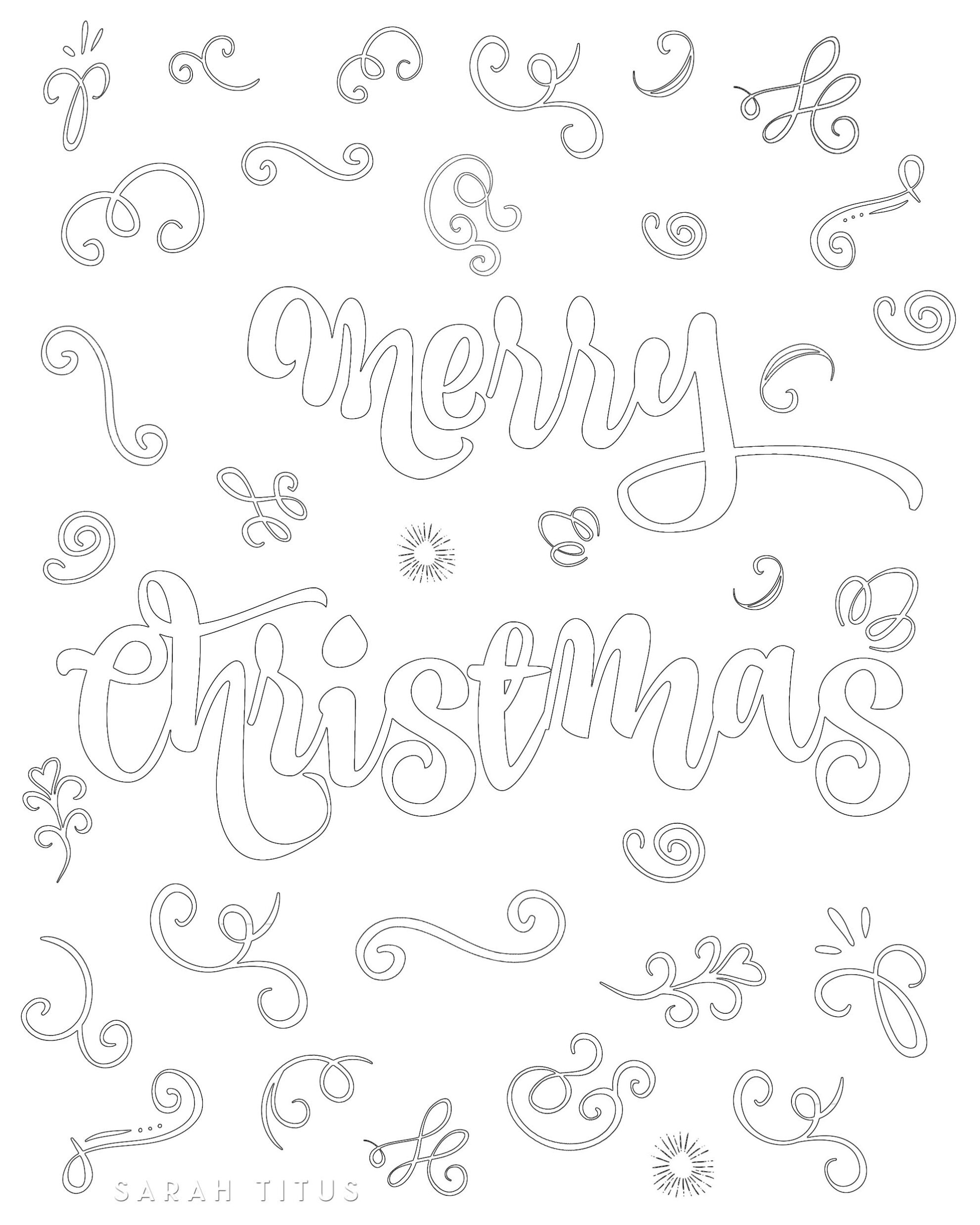 Free Printable Christmas Coloring Pages – haramiran