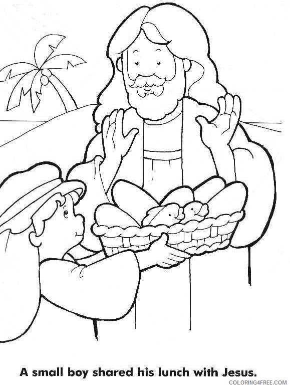 5 Loaves and 2 Fish Coloring Pages Printable Sheets Page jpg 2021 09 789  Coloring4free - Coloring4Free.com
