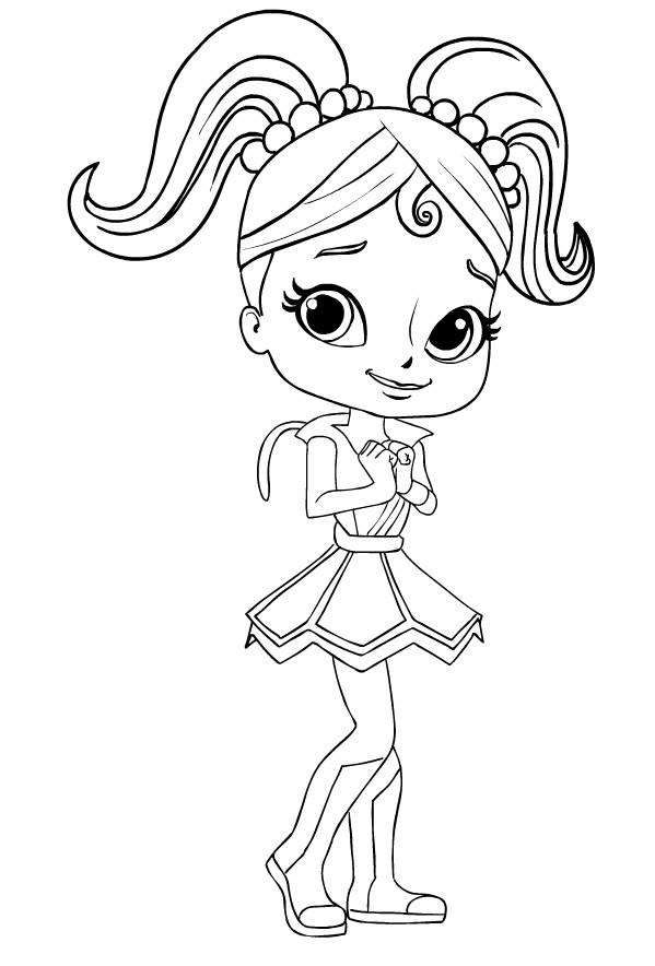 Anna Banana From Rainbow Rangers Coloring Page - Coloring Nation