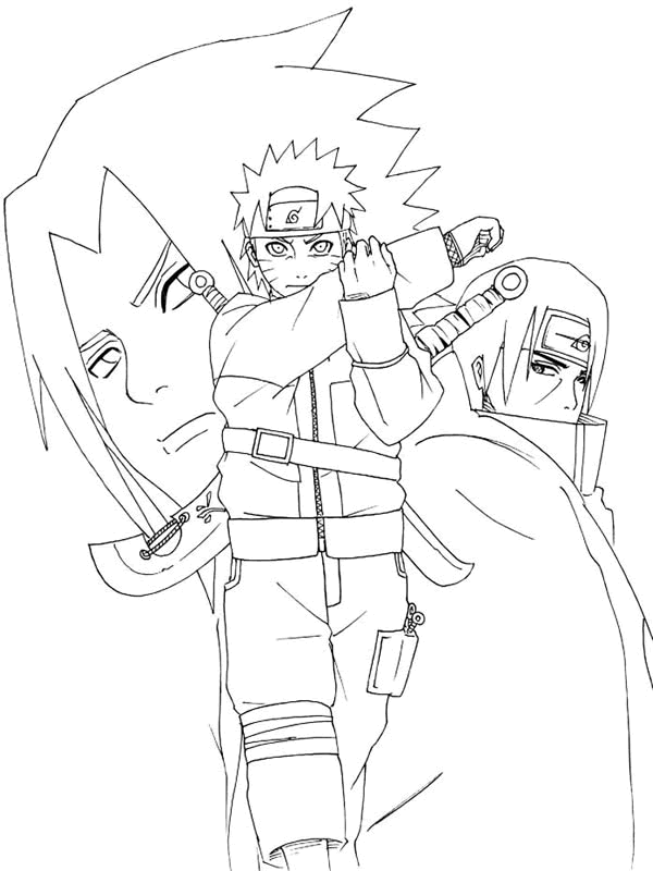 Naruto Coloring Pages - Coloring Pages For Kids And Adults