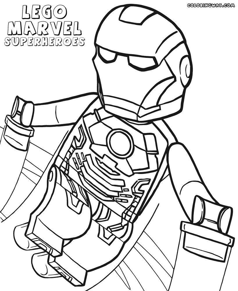 Hulkbuster Lego Avengers Coloring Pages