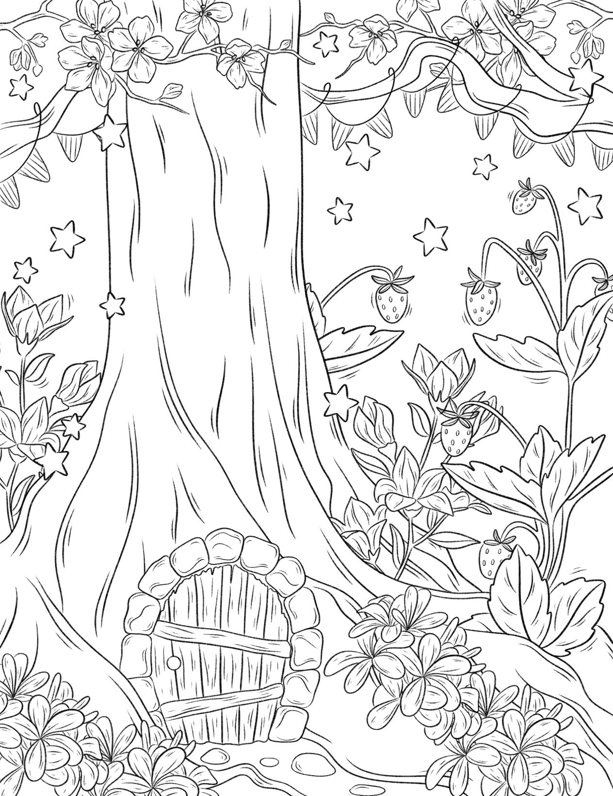 Secret Garden Coloring Page Bundle ...