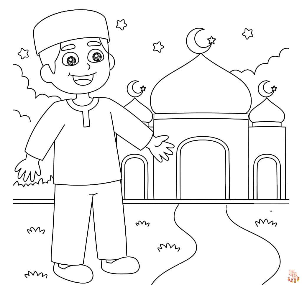 Printable Islam Coloring Pages Free For ...