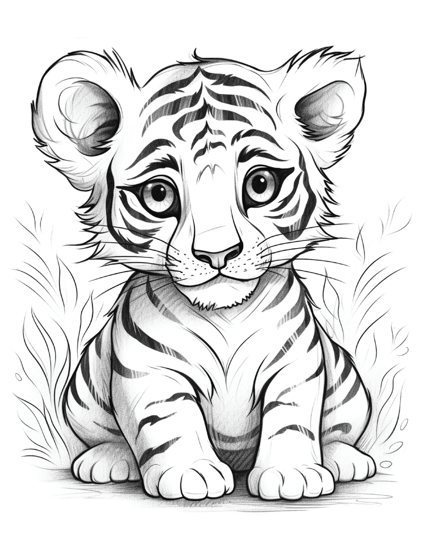 Cute baby animals coloring pages for ...