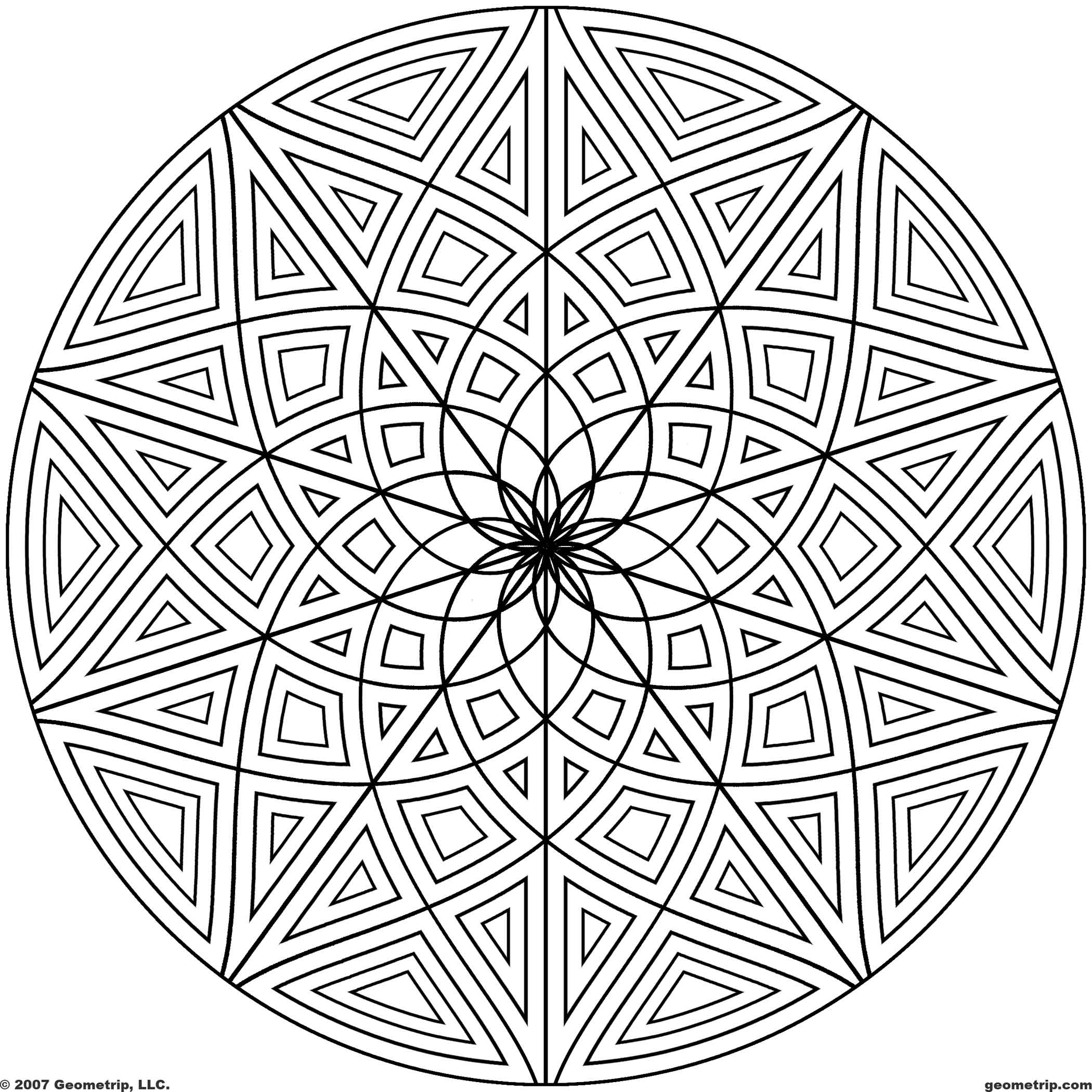 Adult Hard Mosaic Coloring Pages #7181 Hard Mosaic Coloring Pages ...