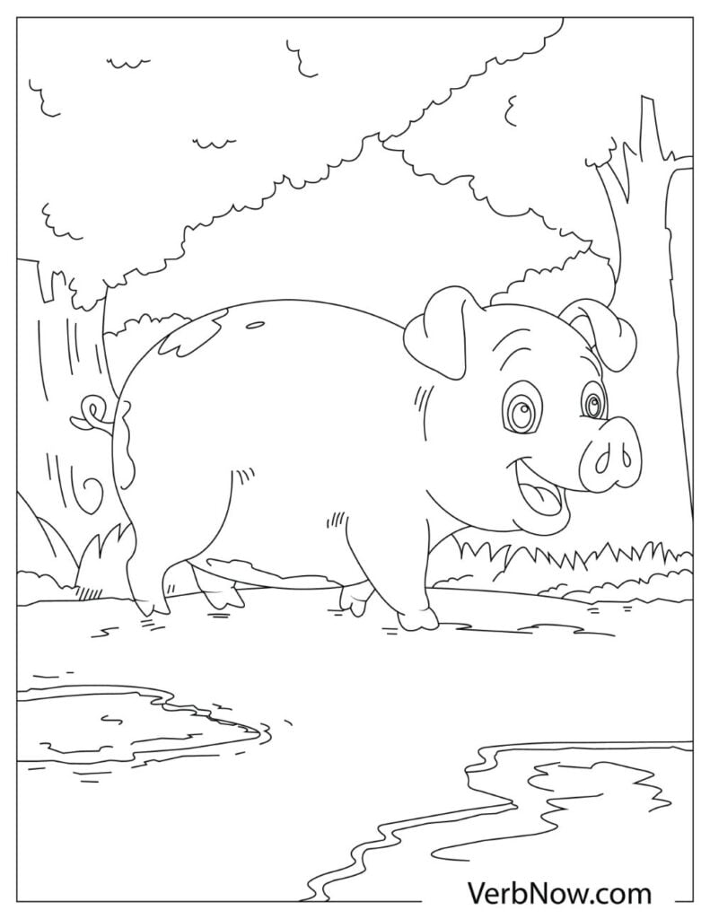Free PIG Coloring Pages for Download (Printable PDF) - VerbNow