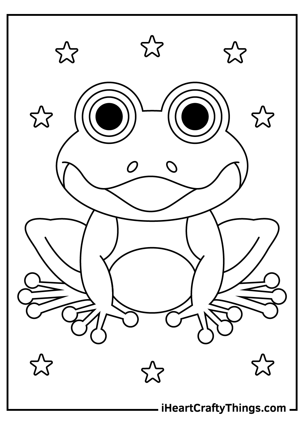 Frog Coloring Pages (Updated 2023)