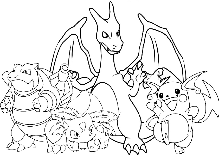 27 Printable Pokemon Coloring Pages (Updated): PDFs - Print Color Craft