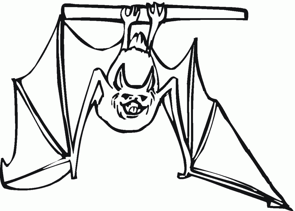 Bat Coloring Page - Free Coloring Pages For KidsFree Coloring 