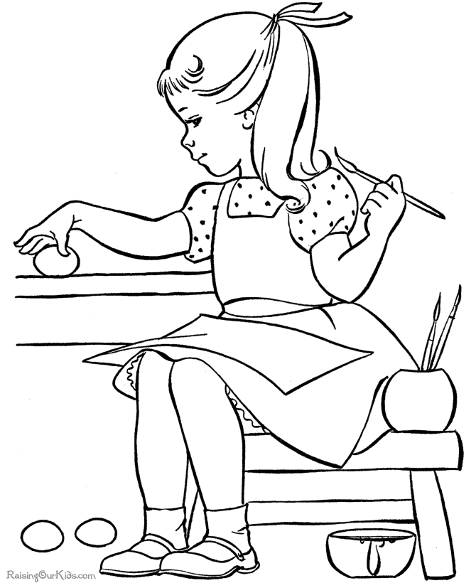 Printable Kid Coloring Pages - 006