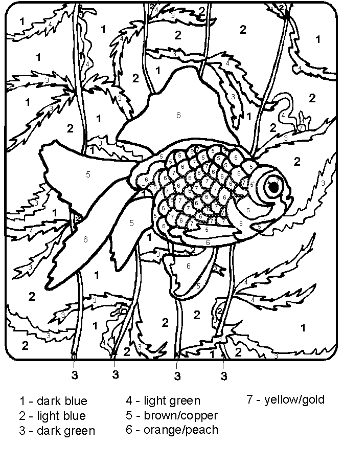 Number Coloring Pages | Coloring Kids