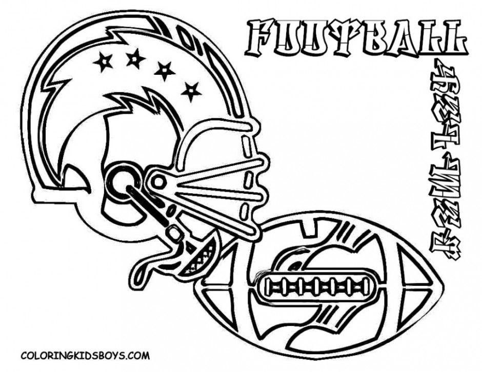Free Football Coloring Pages 92723 Label College Football Helmets 
