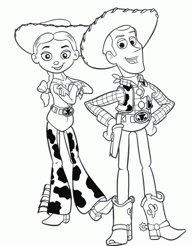 woody bo peep Colouring Pages