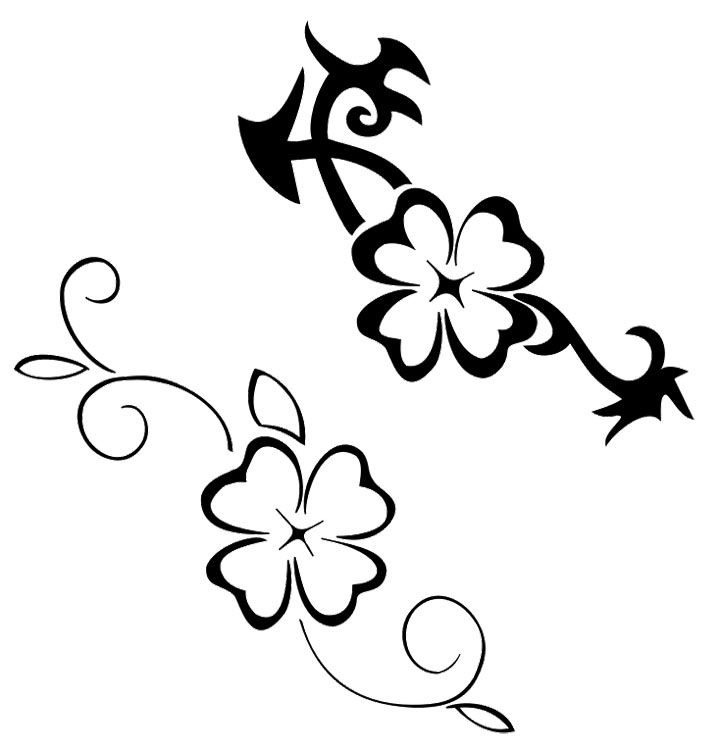 Four-Leaf-Clover-Tattoos- 