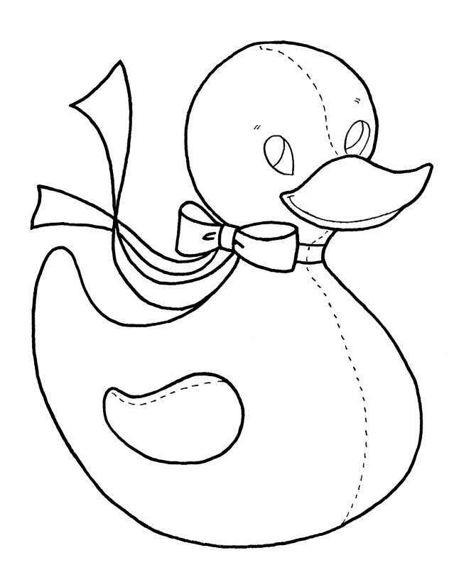 baby toy Colouring Pages