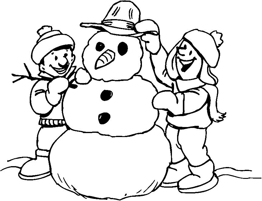 Snowman Coloring Pages Printable - Free Coloring Pages For 
