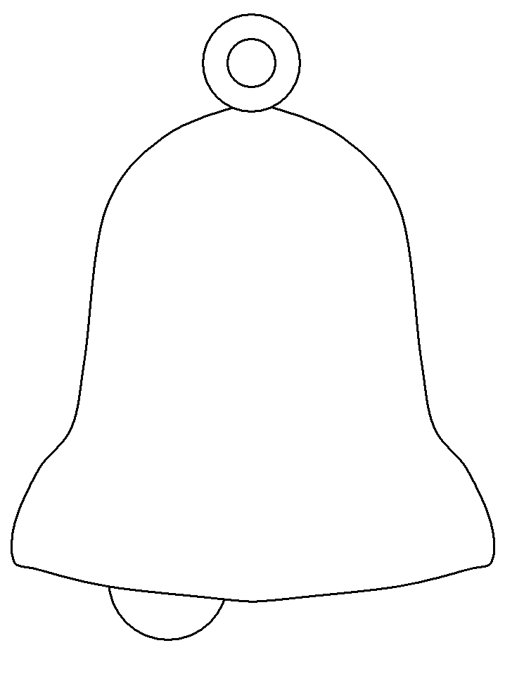 Bell3 Christmas Coloring Pages & Coloring Book