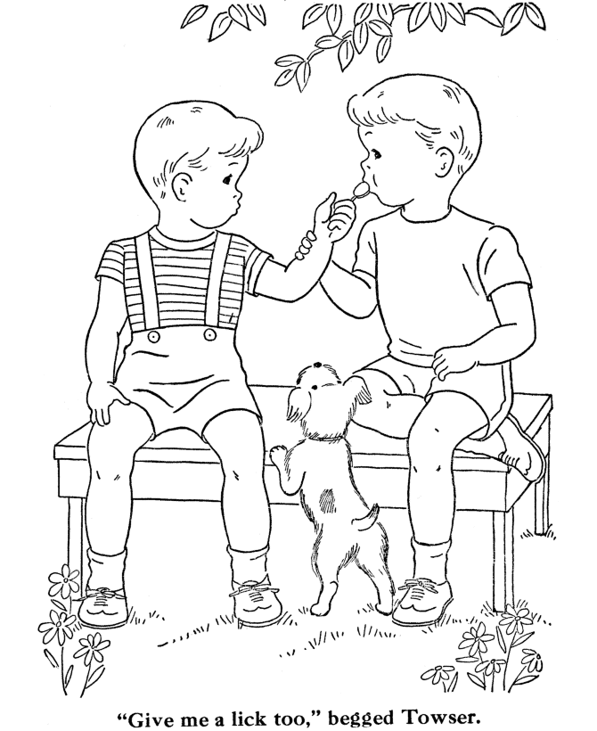 Two friends Coloring pages for Boys | Color Printing|Sonic 