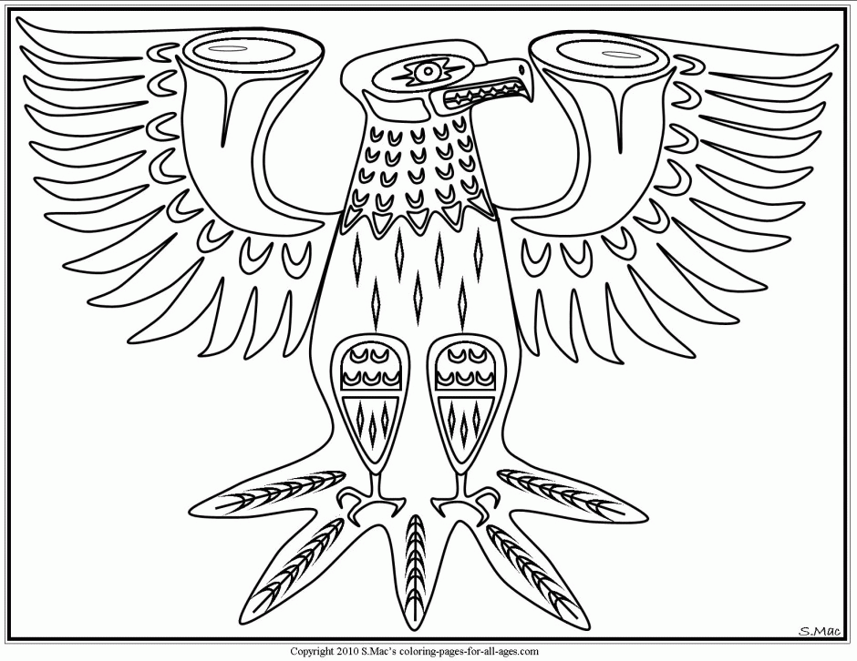Pacific Northwest Native American Art Coloring Pages S Mac 39 S 