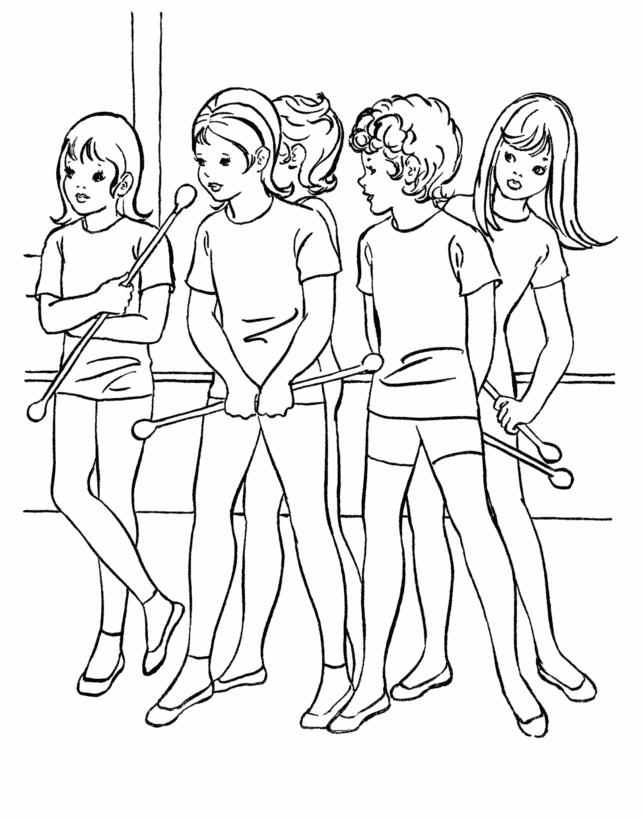 girls-coloring-pages-4 | COLORING WS