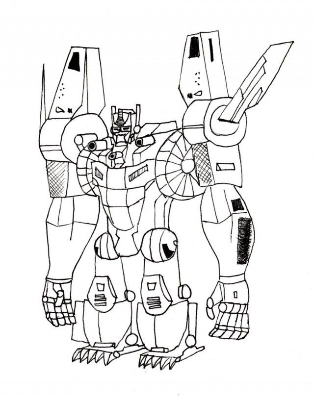 Transformer Coloring Pages Printable For Kids Coloring Pages 
