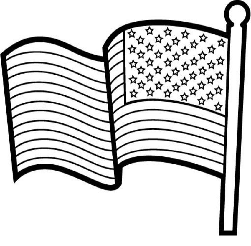 Download American Flag Coloring Page For Kids Or Print American 