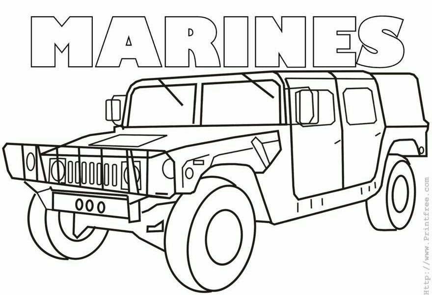 USMC Colouring Pages (page 2)