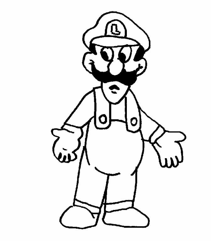 Super Mario Brothers Coloring Sheets