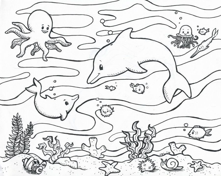 Ocean Wave Coloring Page Images & Pictures - Becuo
