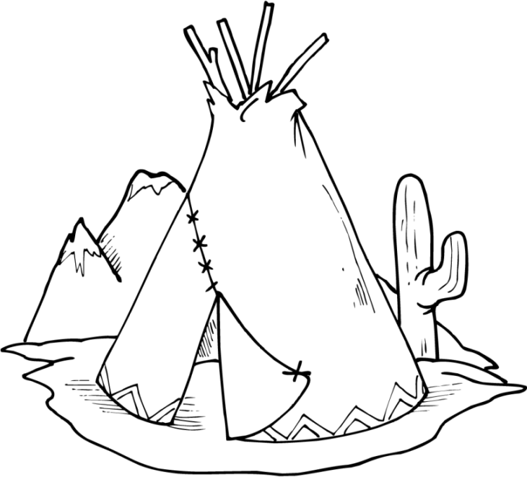 Native American Coloring Page | Coloring Pages