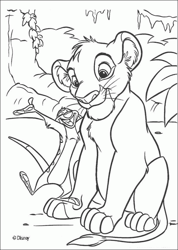 Coloring Pages © Lion King | Coloring book magic
