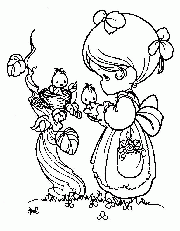 Coloring pages precious moments - picture 60