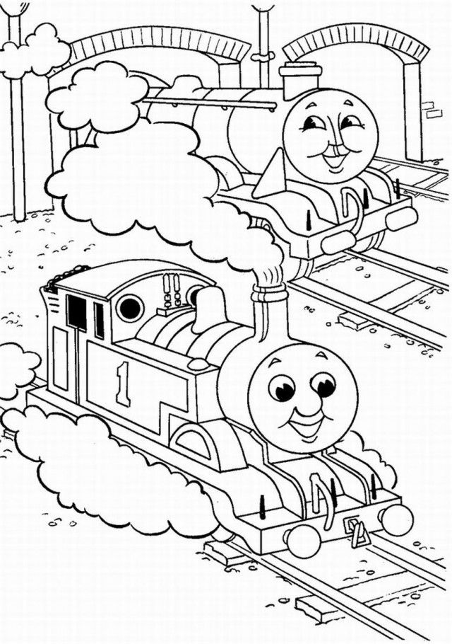 Thomas The Tank Engine Coloring Pages Online Coloring Pages 139155 