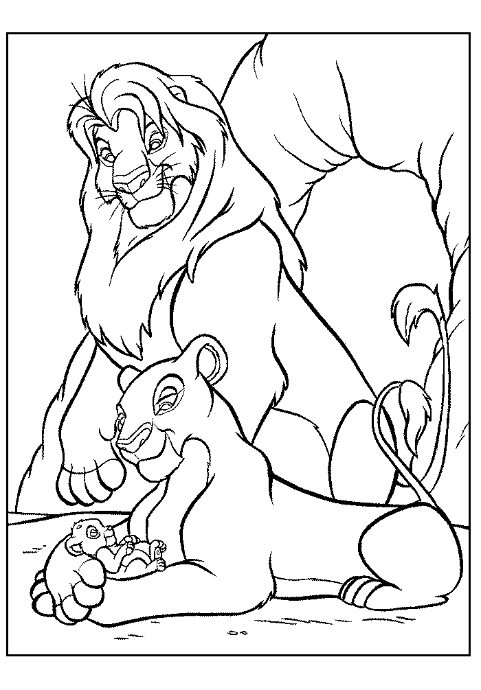 Lion King Coloring Pages | ColoringMates.