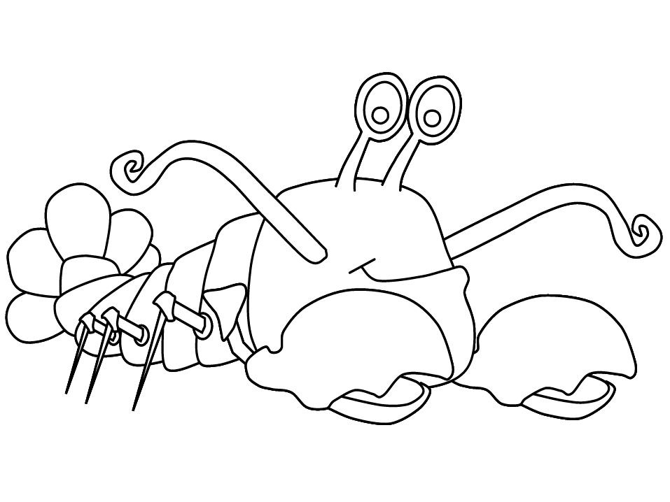 Ocean Lobster3 Animals Coloring Pages & Coloring Book