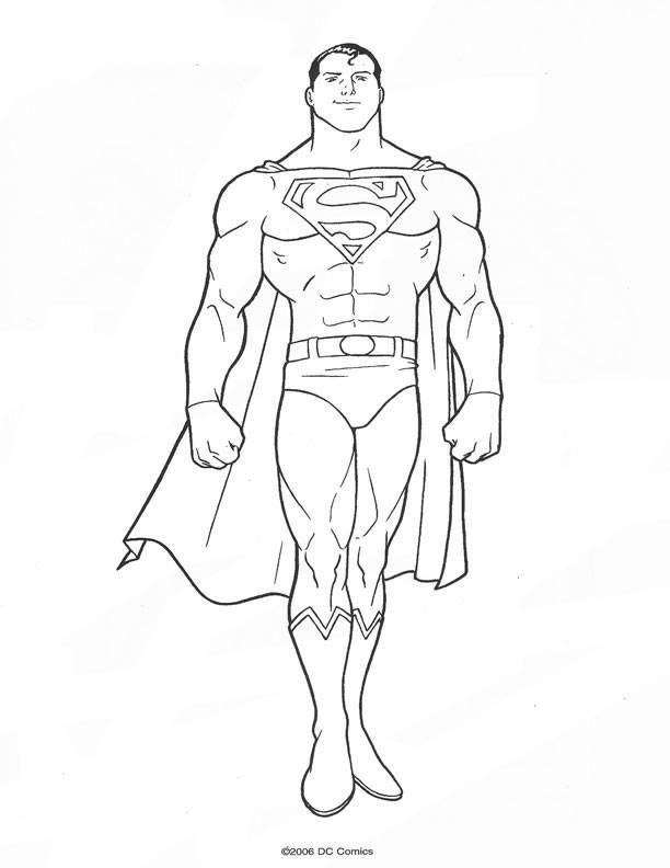 Coloring pages superman - picture 18