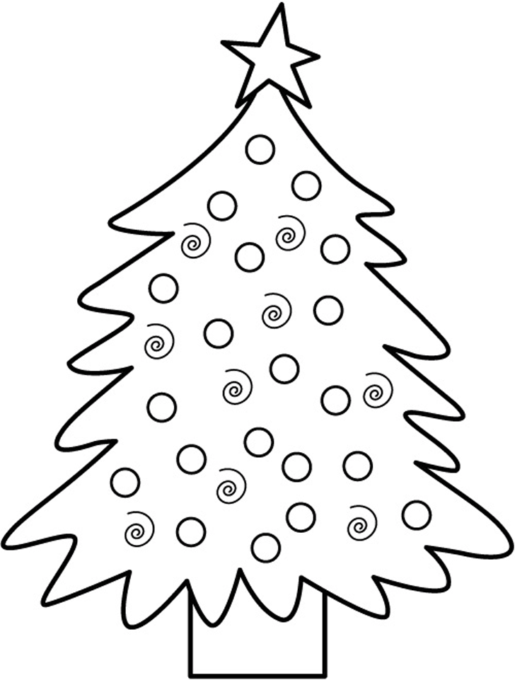 Christmas Tree Coloring Pages - Picture 15 – Christmas Tree 