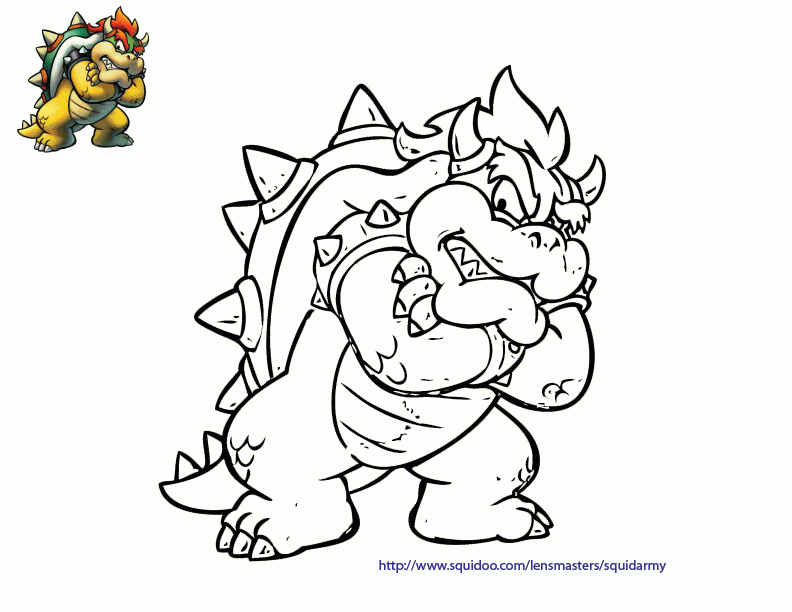 Mario Printable Coloring Pages - Free Coloring Pages For KidsFree 