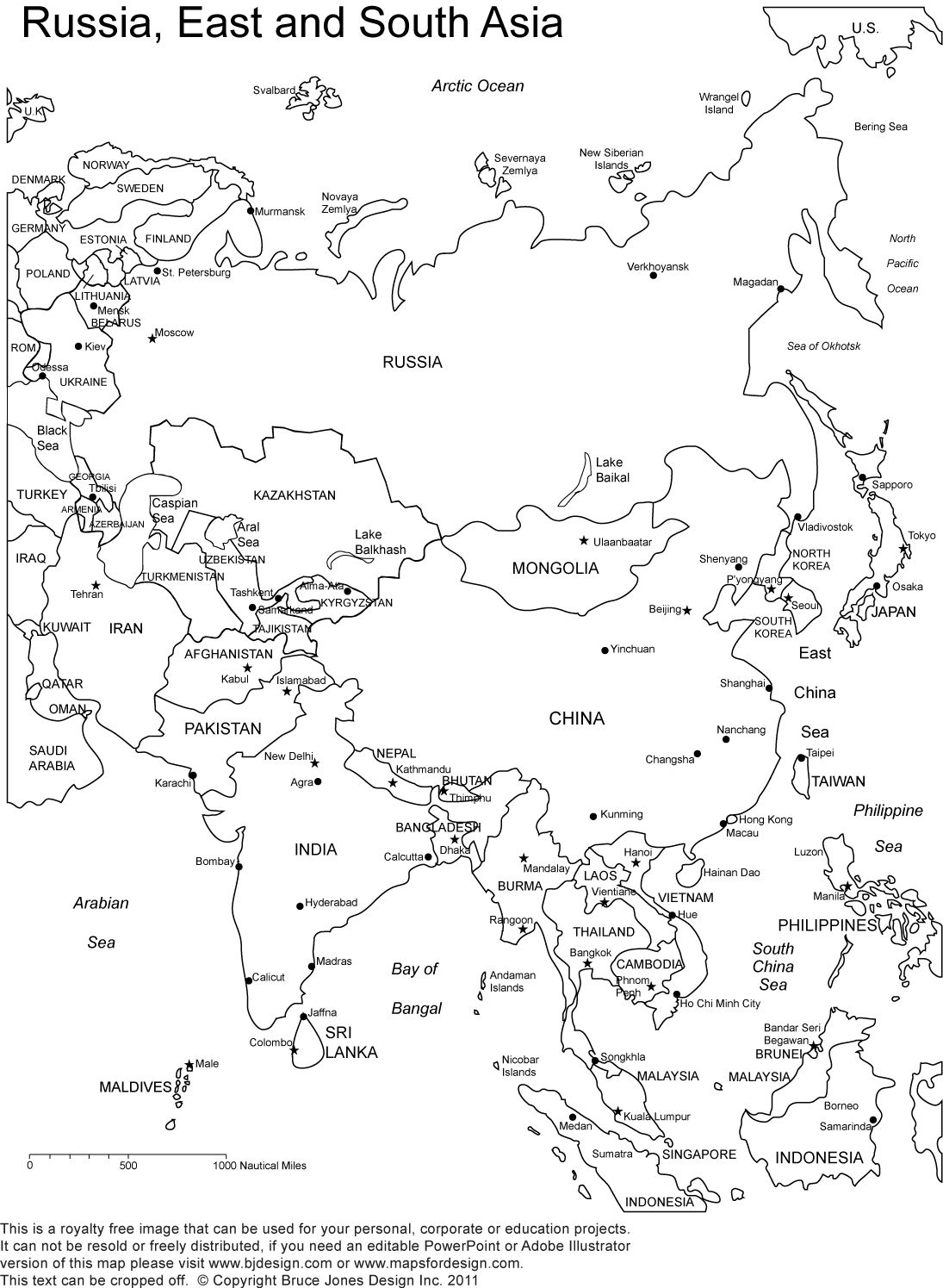World Regional Printable, Blank Maps • Royalty Free, jpg ...
