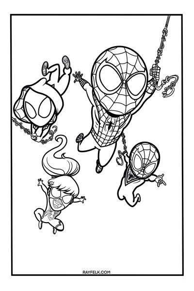 Spiderman Coloring Pages