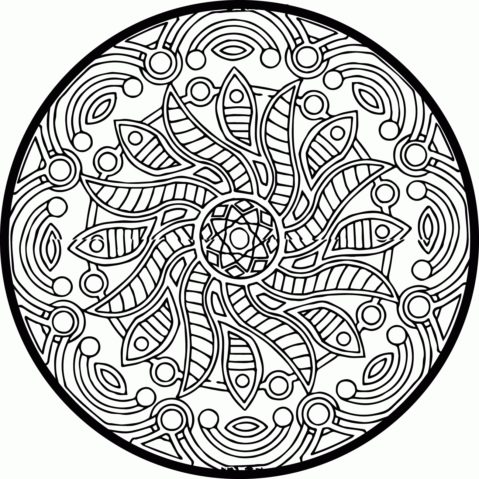 Free Printable Adult Coloring Pages Unique Abstract Image 29 ...