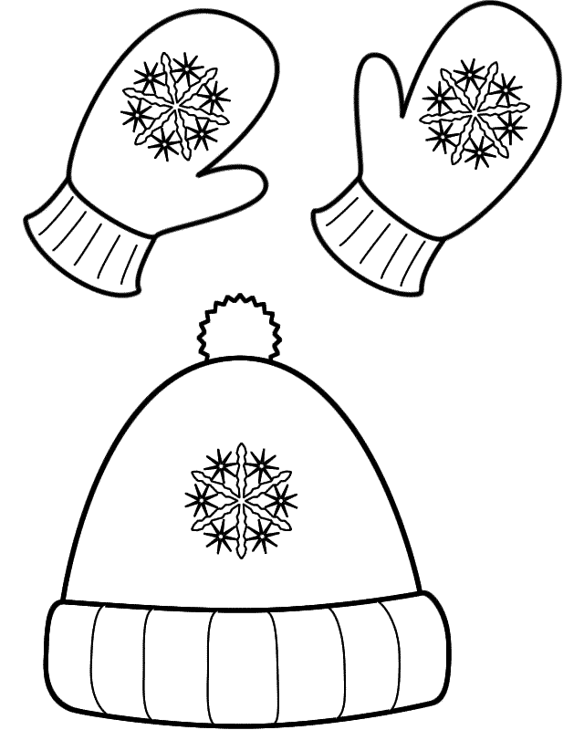13 Pics of Winter Clothing Coloring Pages - Winter Clothes ...