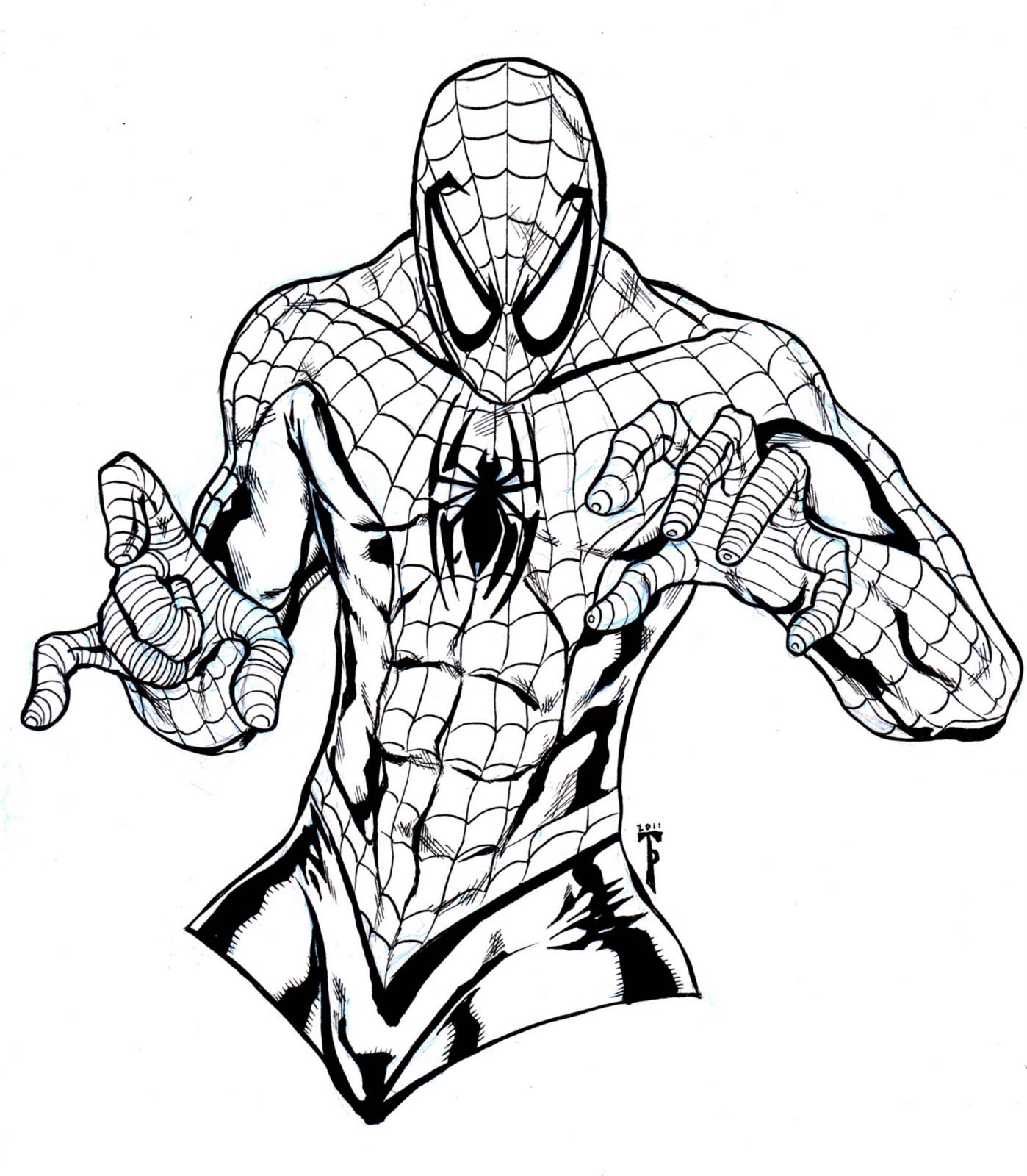 Free Printable Spiderman Coloring Pages For Kids