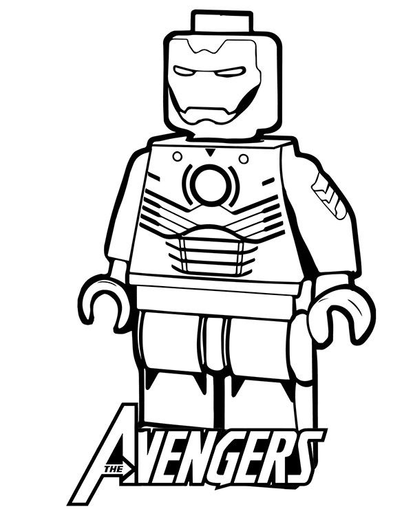 lego iron man drawing cheap online