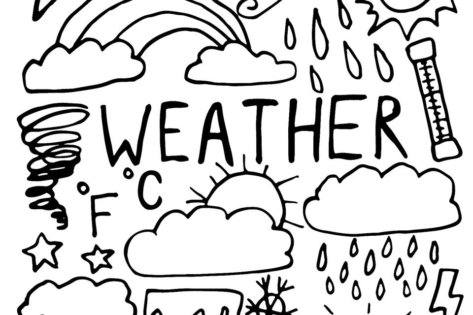 Weather Coloring Pages for Kids: Fun & Free Printable Coloring Pages of  Weather Events – From Hurricanes to Sunny Days | Printables | 30Seconds Mom
