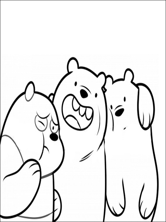 We Bare Bears Printable Coloring Book 4