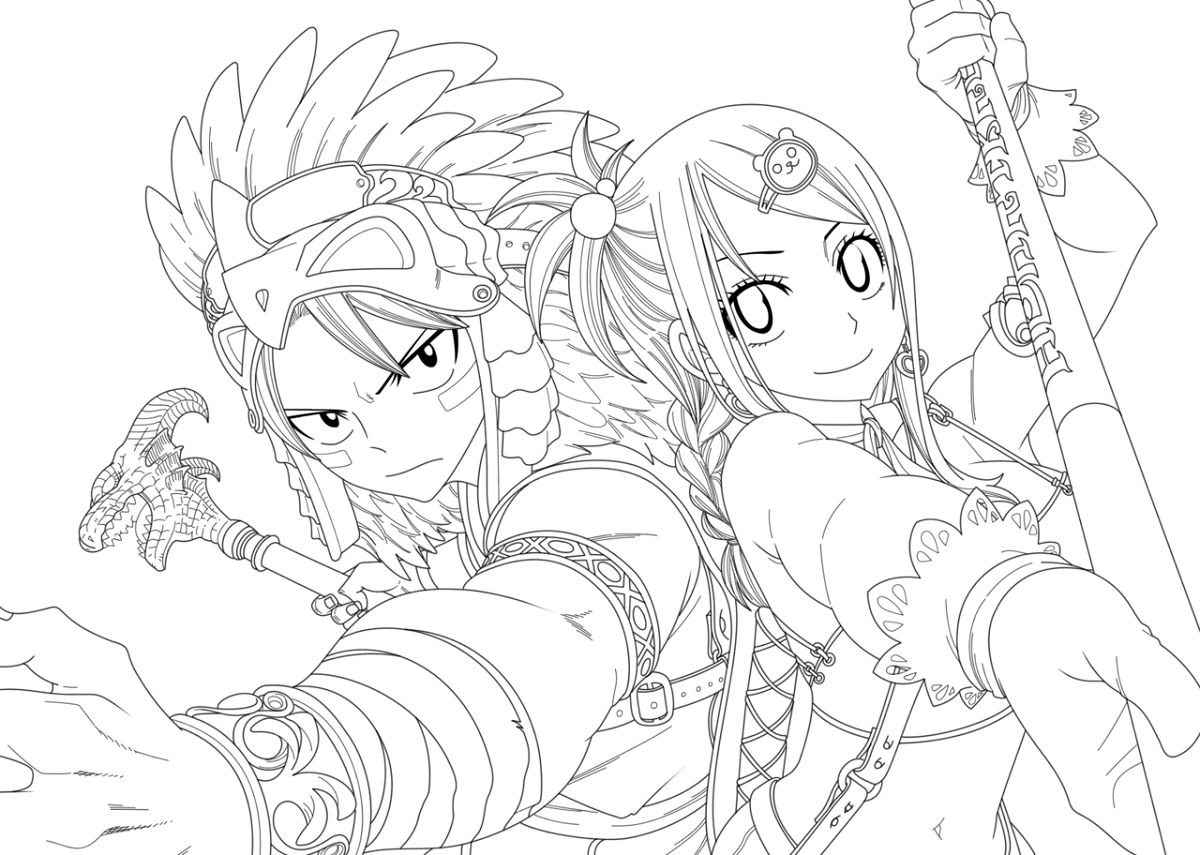 Coloring Pages Of Fairy Tail
