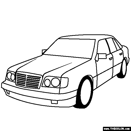 Mercedes Car Coloring Pages