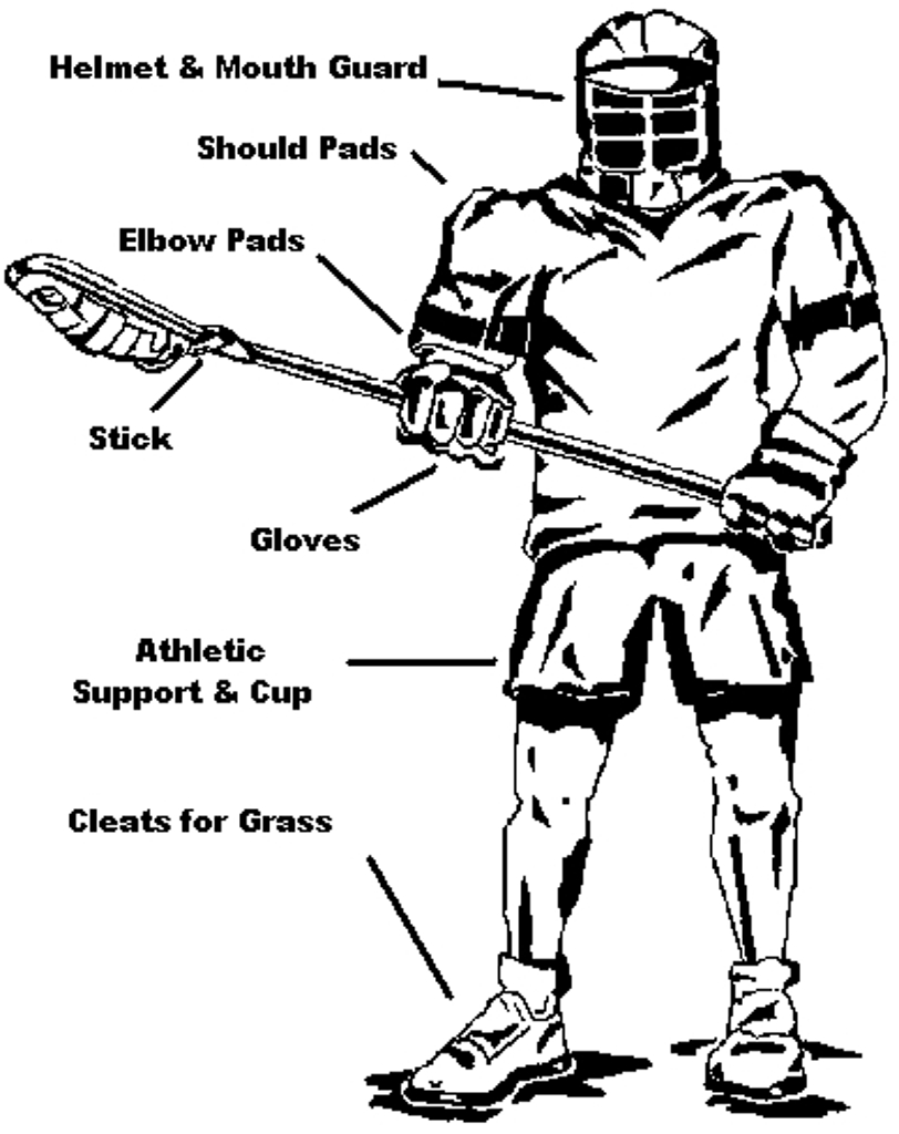 Lacrosse coloring pages for kids