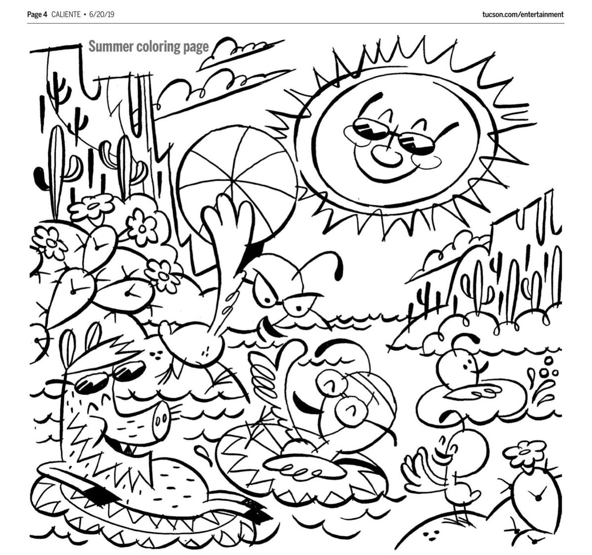Print out these 12 totally adorable Tucson-themed coloring pages ...